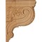 Ekena Millwork 3 1/2"W x 9"D x 12"H Medium Hudson Acanthus Wood Corbel, Alder CORW04X09X12HDAL - alternate 4